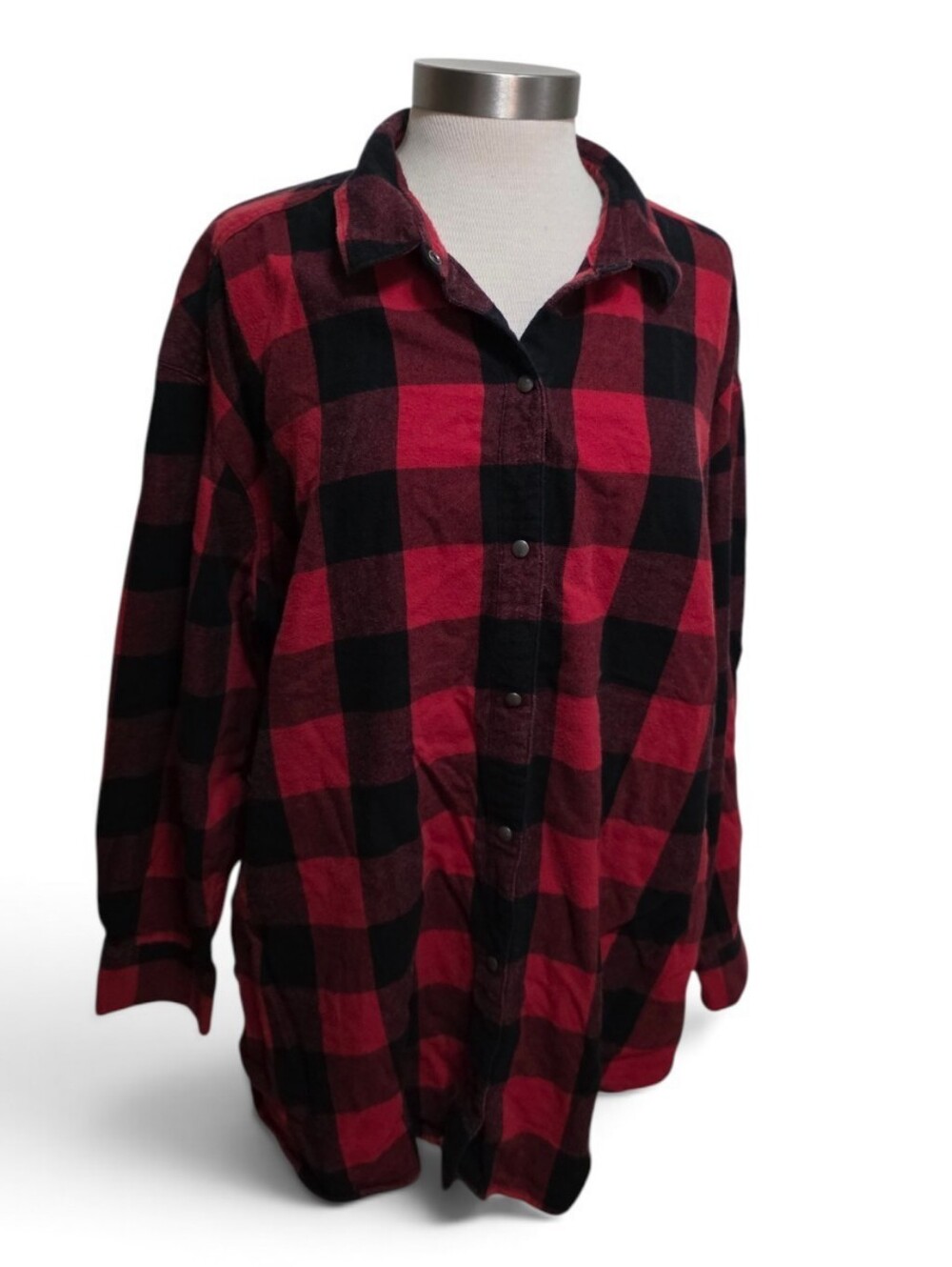 Eddie Bauer Woman Buffalo Check Flannel Shirt 2X